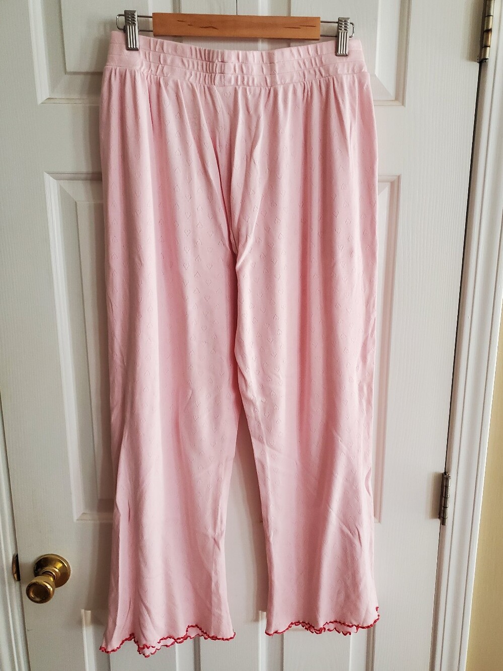 Joie chalk pink heart-print lounge set size medium 100% organic cotton - Picture 9 of 12